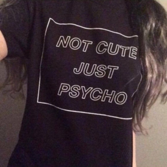 Dolls Kill Tops - Nikki Lipstick Psycho tee